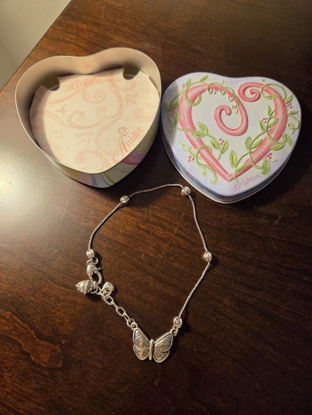 Brighton Silver Plated Mariposa Anklet
